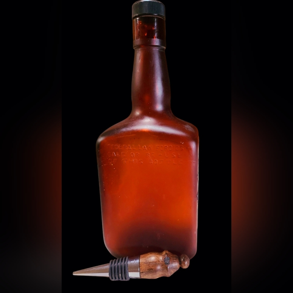 Oak Splated Burl Bottle Stopper